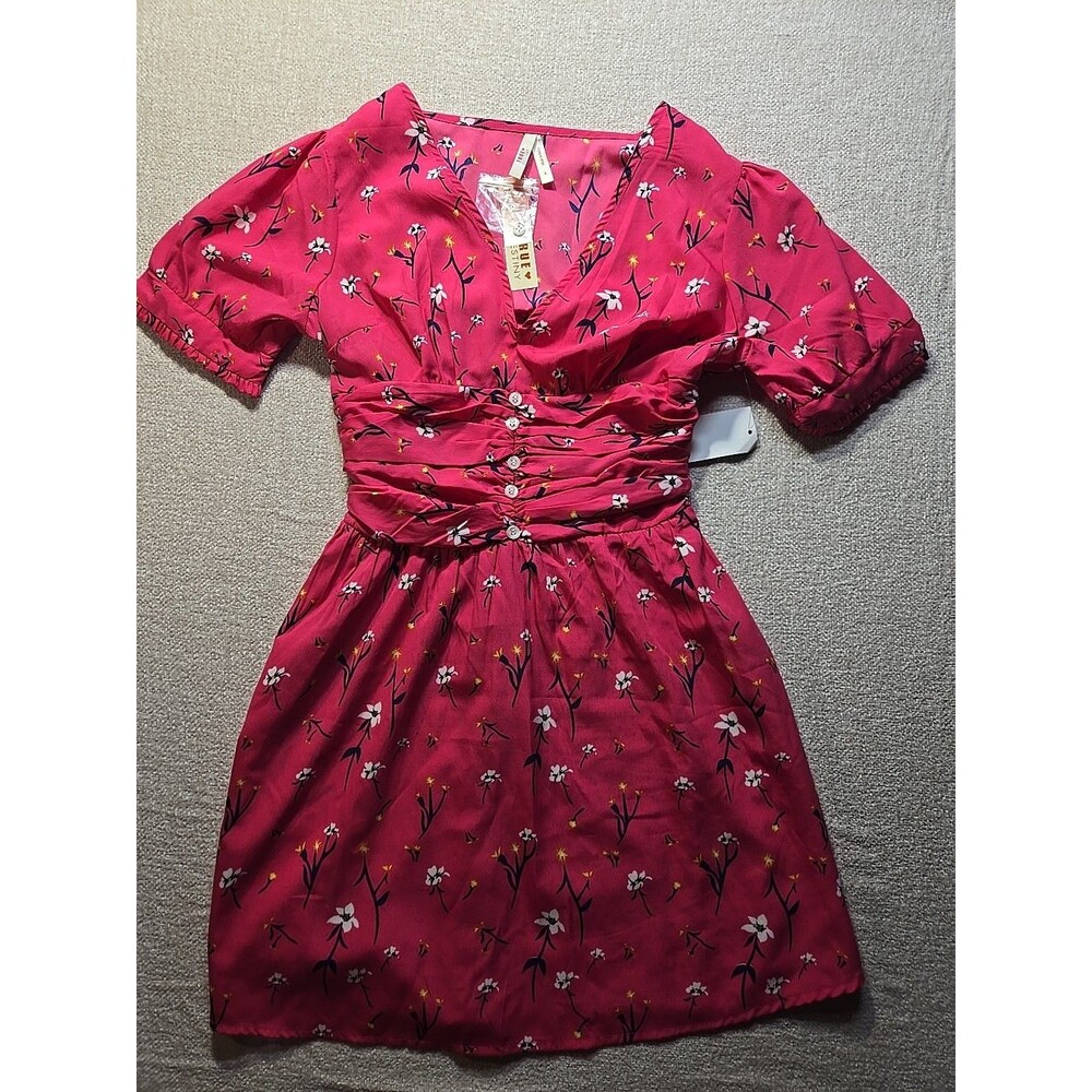 Womens True Destiny Blouse Skirt Size Small 8 Color Fuchsia NWT
